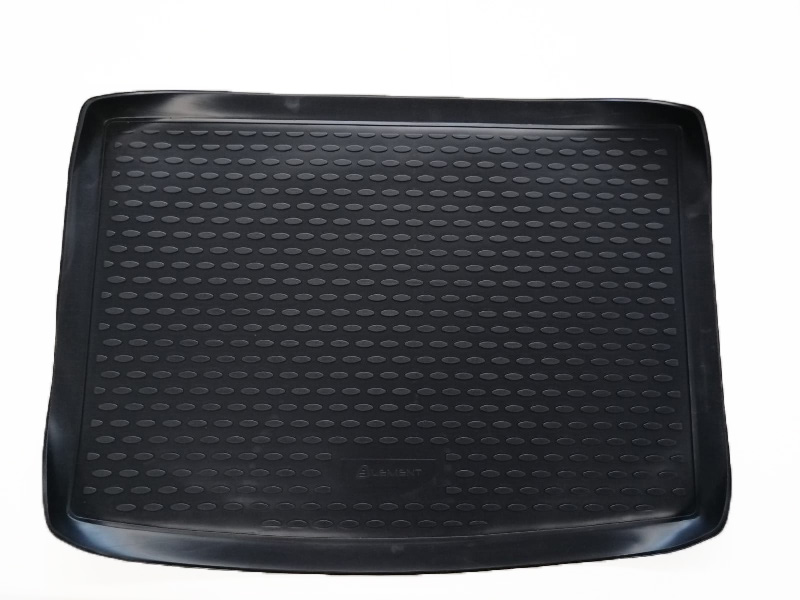 Frontaufnahme einer Kofferraumwanne für VW Golf Plus.