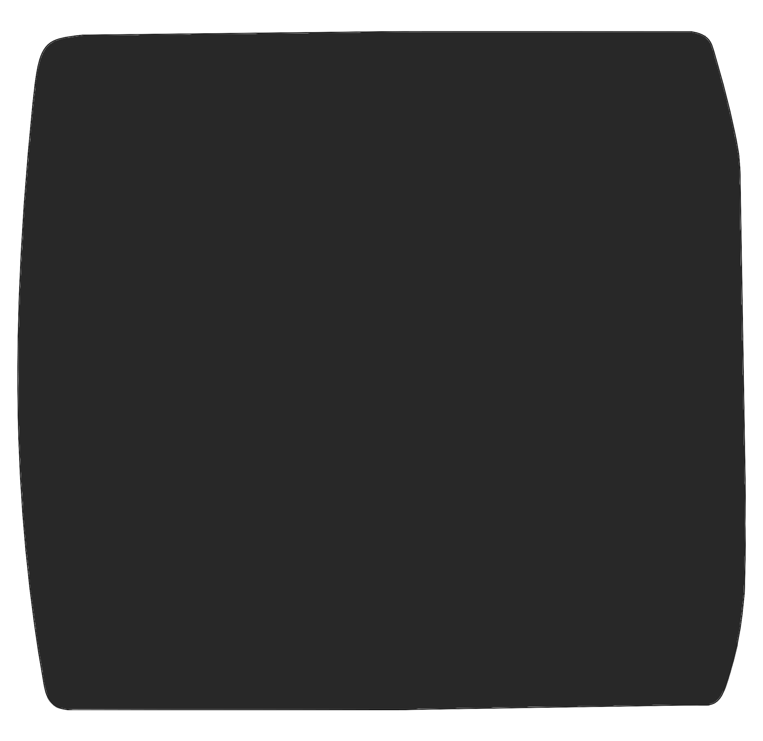 Eine Kofferraummatte in schwarz für VW Golf4-Variant
